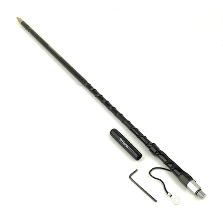 Das Tunable 2Ft Fiberglass Black Whip 305-480